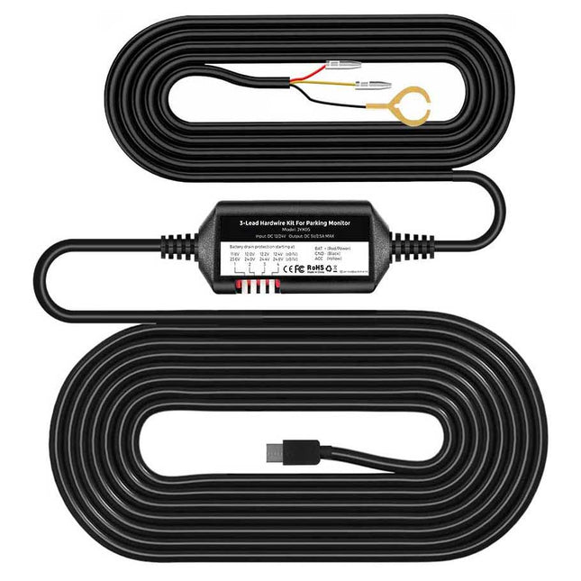 Nanocam NH03 hardwire kit USB-C 3-wire