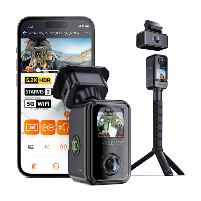 <tc>Vantrue E360 Ace Cloud 5K 3CH Wifi GPS 360-graders dashcam</tc>
