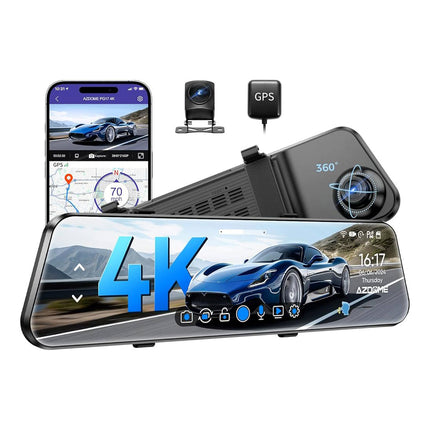 AZDome PG17 Pro 4K 2CH Wifi GPS 128gb dashcam