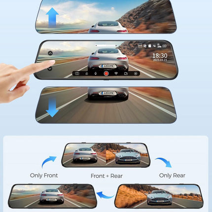 AZDome PG17 Pro 4K 2CH Wifi GPS 128gb dashcam