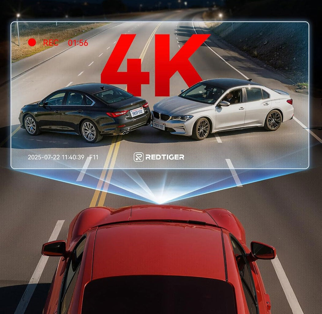 Redtiger F11 4K 1CH wifi 32 GB dashcam