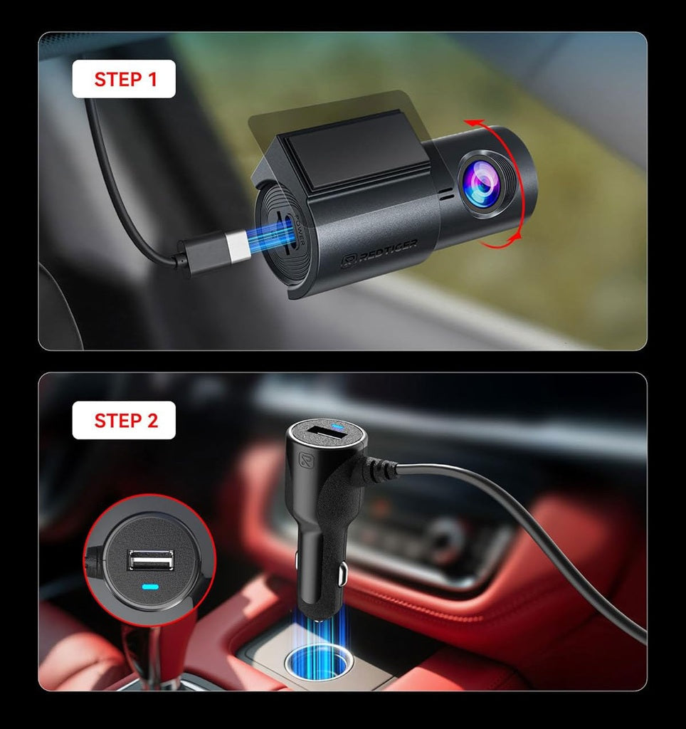 Redtiger F11 4K 1CH wifi 32 GB dashcam