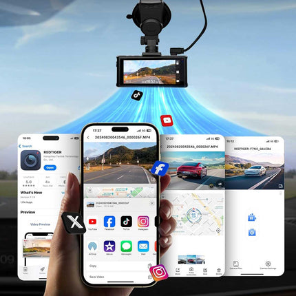 <tc>Redtiger F7NP 4K Wifi GPS 2CH 32gb dashcam</tc>