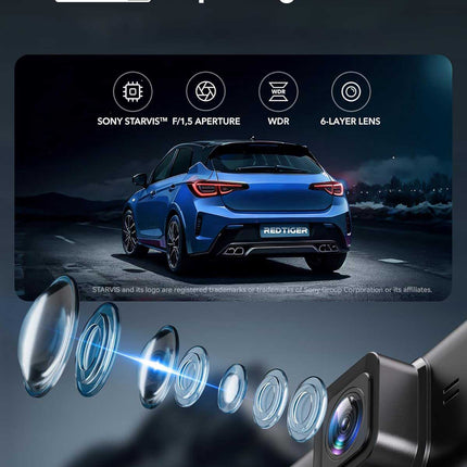 <tc>Redtiger F7NT 4K Touch Wifi GPS 2CH 64gb dashcam</tc>