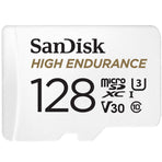 SanDisk 128 GB High Endurance U3 V30 microSD-kort