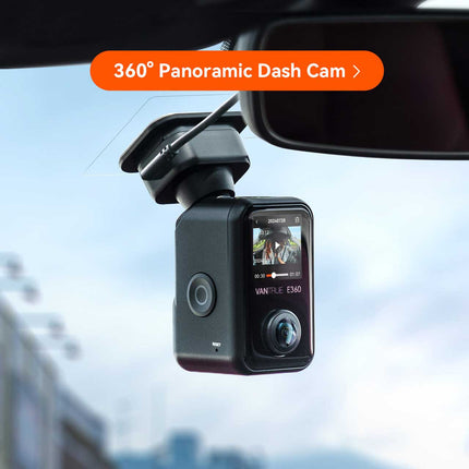 Vantrue E360 Plus Cloud 5K 3CH Wifi GPS 360 graders dashcam