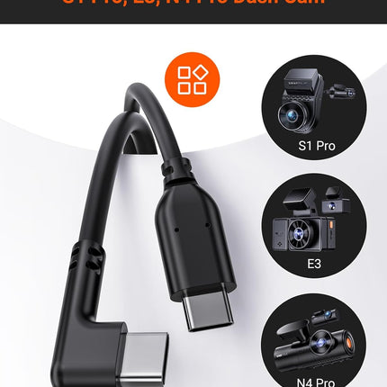 Vantrue N4 Pro / N4S 9 meter kabel för bakkamera