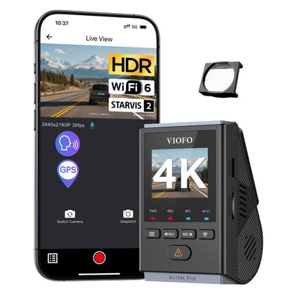 Viofo A119M Pro 4K wifi GPS-dashcam