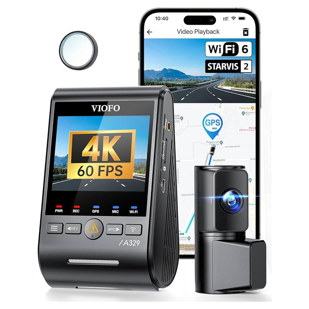 Viofo A329T 2CH 4K wifi GPS-dashcam