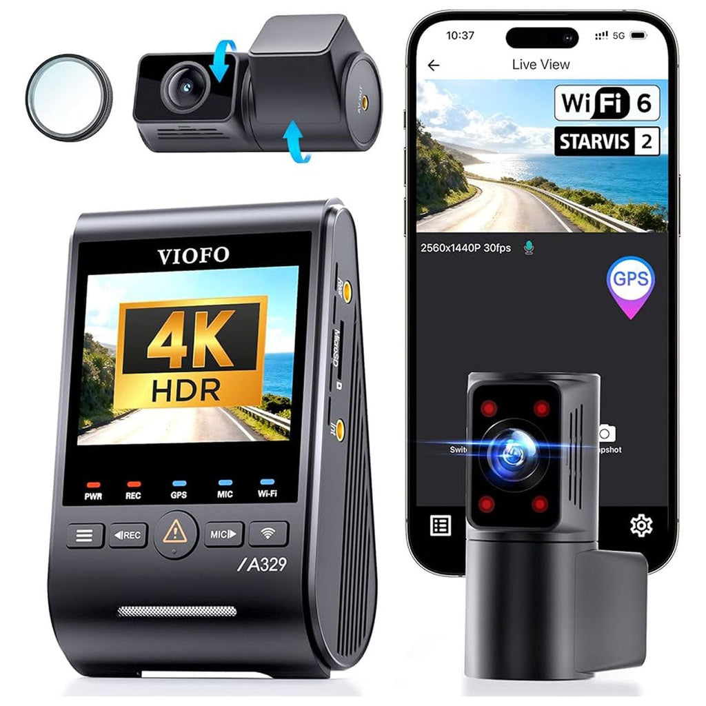 Viofo A329T 3CH 4K wifi GPS-dashcam
