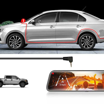 <tc>Wolfbox 10m förlängningskabel bakre kamera</tc>