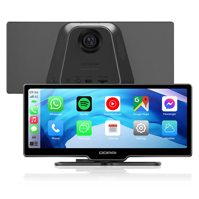 DDPai M5S 2K Wifi Bluetooth Carplay dashcam och monitor