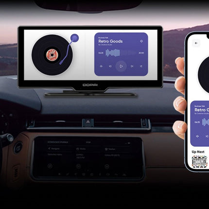 DDPai M5S 2K Wifi Bluetooth Carplay dashcam och monitor