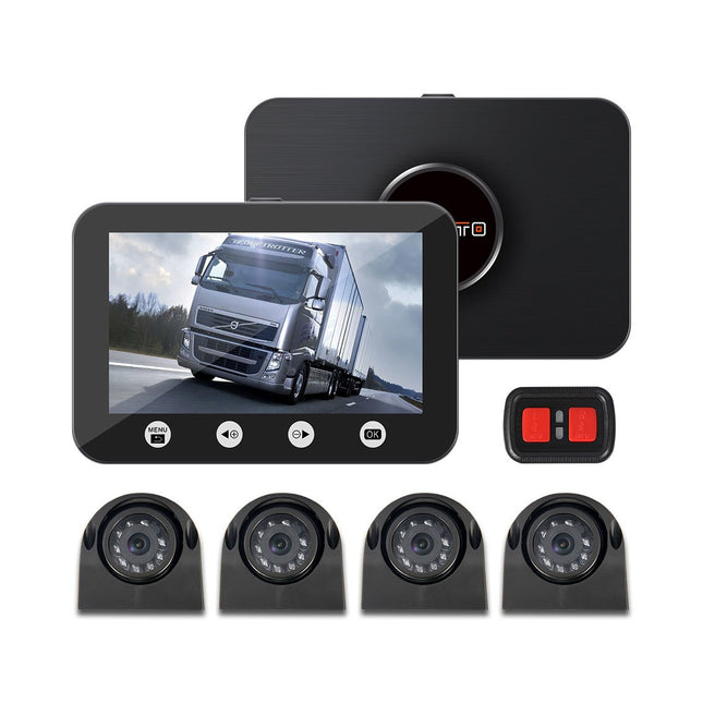 Motocam C4.3 4CH VGA dashcam för lastbil