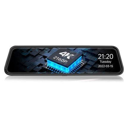 Nanocam T55 4K 2CH Full Mirror Wifi GPS 32gb innerbackspegel dashcam