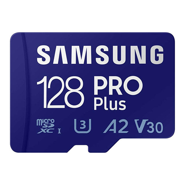 Samsung Pro Plus 128gb U3 V30 A2 Micro SDXC-kort
