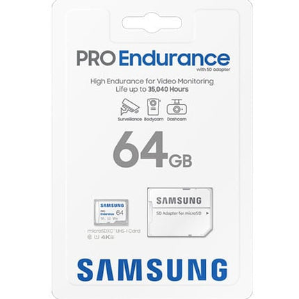 Samsung Pro Endurance 64 gb UHS-I V10 Micro SDHC-kort