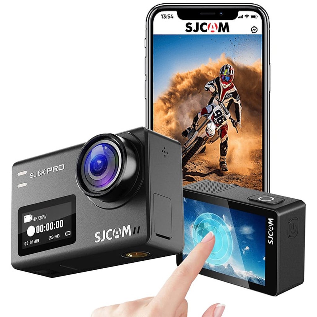 SJCAM SJ8 Pro 4K 60fps <span style="background-color: rgb(247, 247, 247);">Dual screen</span> Wifi actionkamera och dashcam