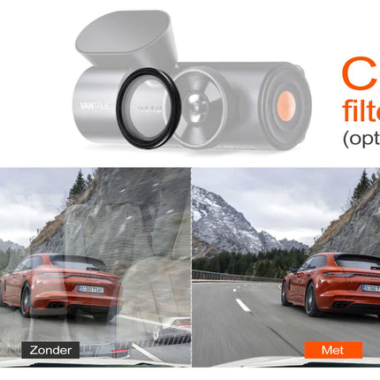 Vantrue N5 2K QuadHD 4CH Wifi GPS 360-graders dashcam